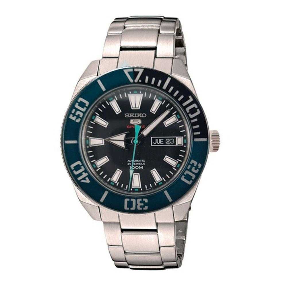 SEIKO 5 SPORTS SRPC53K1 AUTOMATIC STAINLESS STEEL MEN'S SILVER WATCH - H2 Hub Watches