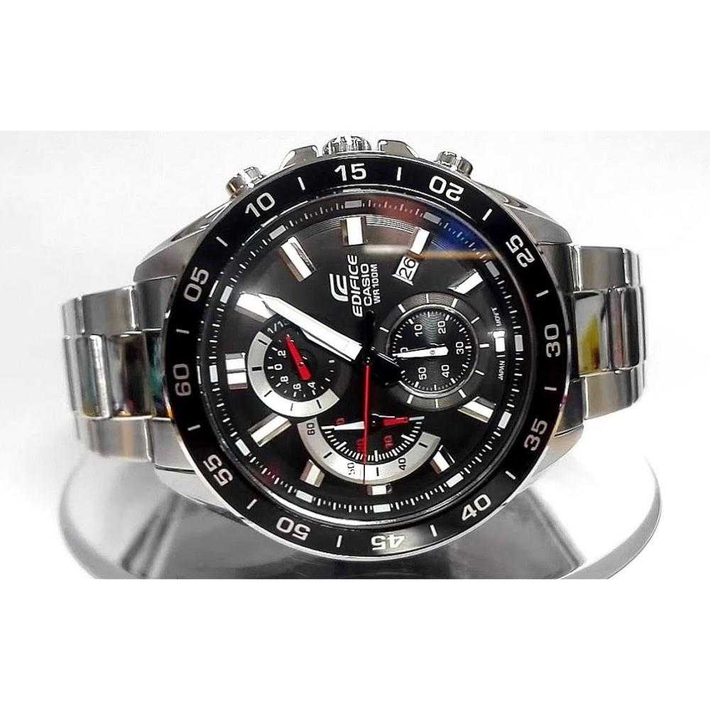CASIO EDIFICE EFV-550D-1AVUDF CHRONOGRAPH SILVER STAINLESS STEEL MEN'S WATCH - H2 Hub Watches