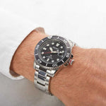 SEIKO PROSPEX SOLAR SNE437P1 STAINLESS STEEL MEN'S SILVER WATCH - H2 Hub Watches