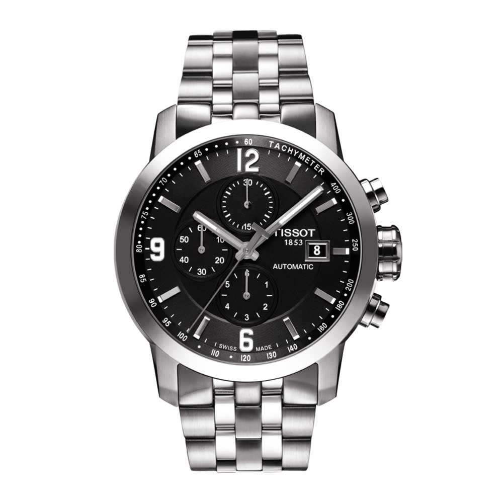 TISSOT T0554271105700 PRC 200 AUTOMATIC CHRONOGRAPH MEN'S WATCH - H2 Hub Watches
