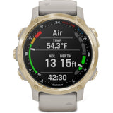 GARMIN DESCENT MK2S GPS SPORTS DIVING SMARTWATCH LIGHT GOLD/LIGHT SAND MEN'S WATCH GM-010-02403-70