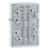 ZIPPO CLASSIC LIGHTER SWAROVSKI CRYSTAL BLING EMBLEM #20904