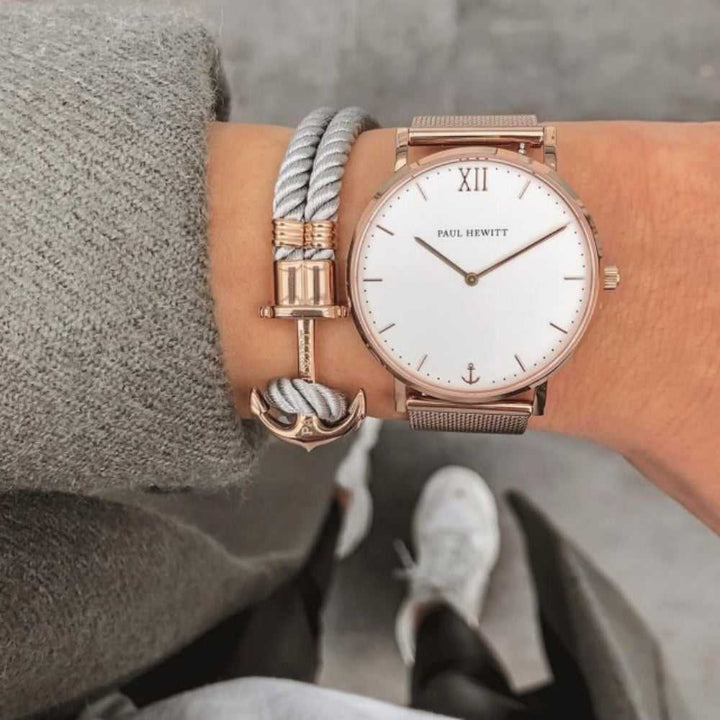 PAUL HEWITT SAILOR LINE WHTIE SAND PH-SA-R-SM-W-4S WOMEN'S WATCH - H2 Hub Watches