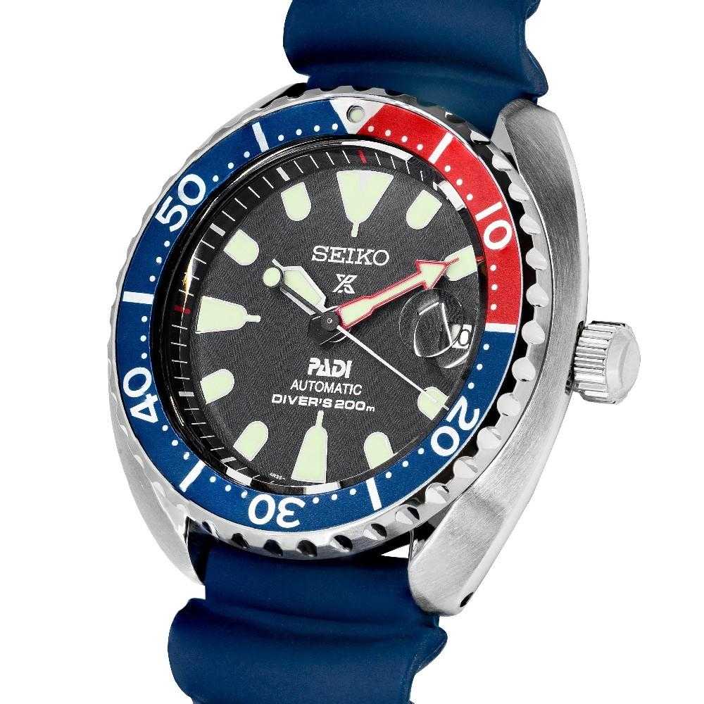 SEIKO PROSPEX SRPC41K1 AUTOMATIC MEN'S BLUE RUBBER STRAP WATCH - H2 Hub Watches