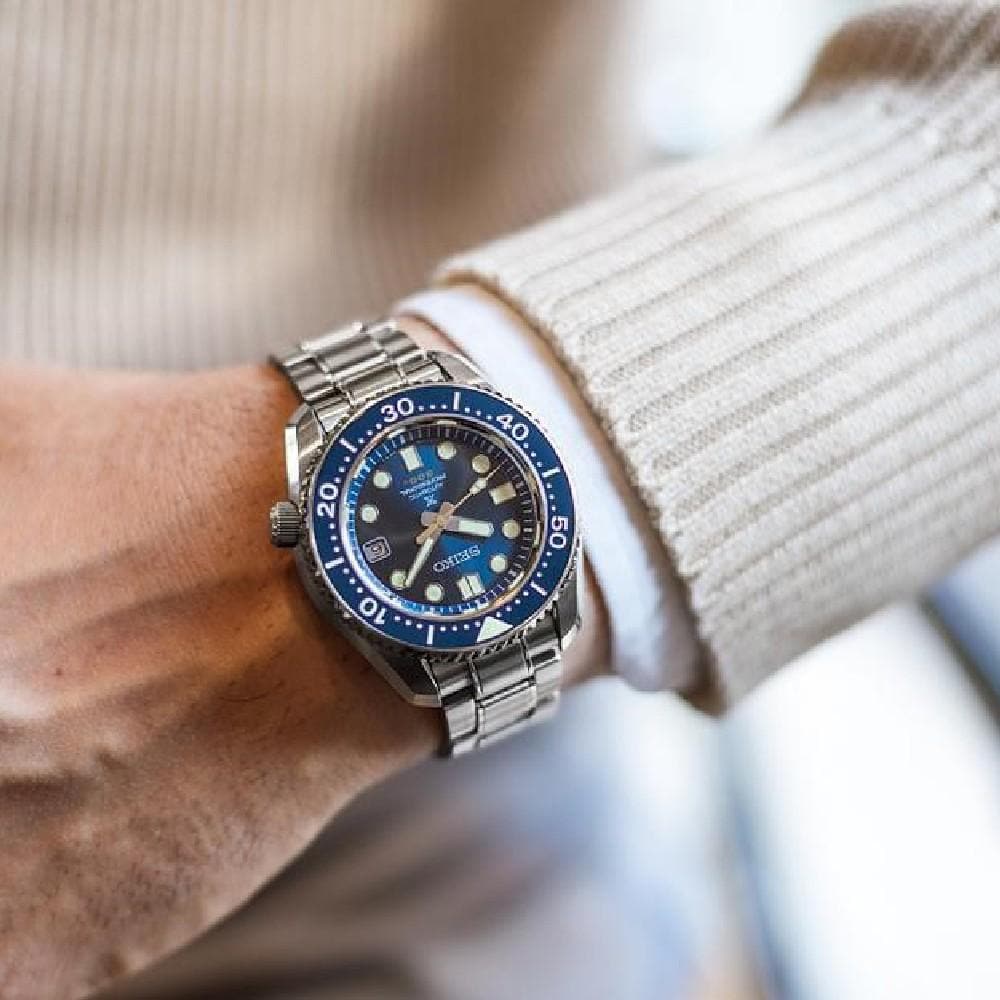 SEIKO PROSPEX SLA023J1 DIVER MARINEMASTER DIVER BLUE MEN'S WATCH - H2 Hub Watches