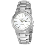Seiko 5 Automatic 21 Jewels White Dial Unisex Watch SNKA01K1P