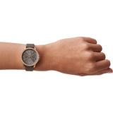 FOSSIL ES4889 IZZY MULTIFUNCTION GRAY LEATHER WOMEN'S WATCH