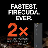 SEAGATE FIRECUDA 530 M.2 2280 2TB PCIE GEN4 X4 NVME 1.4 3D TLC INTERNAL SOLID STATE DRIVE (SSD) ZP2000GM3A023