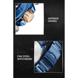 NAVIFORCE NF9163 BE/BE BLUE STAINLESS STEEL MEN WATCH