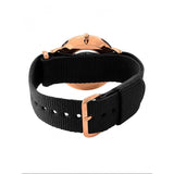 DANIEL WELLINGTON CLASSIC CORNWALL ROSE GOLD STAINLESS STEEL DW00100259 BLACK NATO STRAP UNISEX'S WATCH