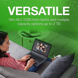 SEAGATE BARRACUDA Q5 M.2 2280 1TB PCIE GEN3 X4 NVME 1.3 3D QLC INTERNAL SOLID STATE DRIVE (SSD) ZP1000CV3A001