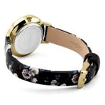 CATH KIDSTON QUARTZ GLITTERY ISLAND GOLD ALLOY CKL056BG BLACK PU STRAP LADIES WATCH - H2 Hub Watches