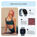 Fitbit Versa 4 Waterfall Blue/Platinum FB523SRAG-FRCJK