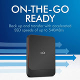 LACIE PORTABLE SSD HIGH PERFORMANCE EXTERNAL SSD USB-C USB 3.0 1TB STHK1000800