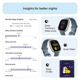 Fitbit Versa 4 Waterfall Blue/Platinum FB523SRAG-FRCJK