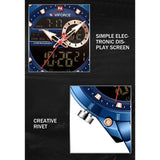 NAVIFORCE NF9163 BE/BE BLUE STAINLESS STEEL MEN WATCH