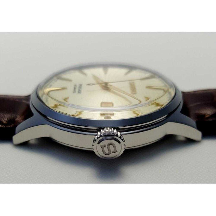 SEIKO PRESAGE COCKTAIL SRPC99J1 AUTOMATIC MEN'S BROWN LEATHER STRAP WATCH - H2 Hub Watches
