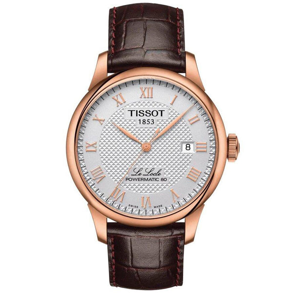 TISSOT T0064073603300 LE LOCLE POWERMATIC 80 MEN'S WATCH - H2 Hub Watches