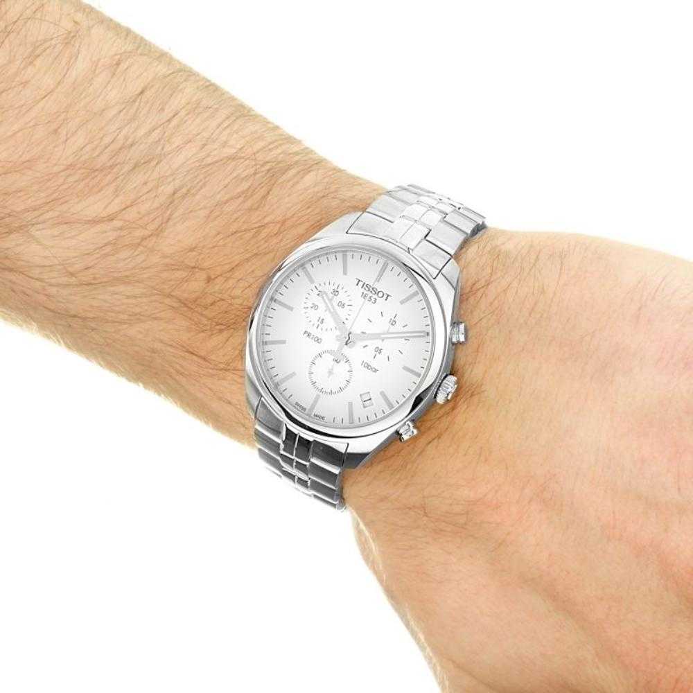 TISSOT T1014171103100 PR 100 CHRONOGRAPH MEN'S WATCH - H2 Hub Watches