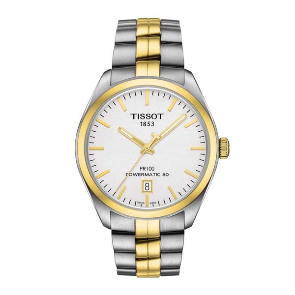 TISSOT T1014072203100 PR 100 POWERMATIC 80 MEN'S WATCH - H2 Hub Watches