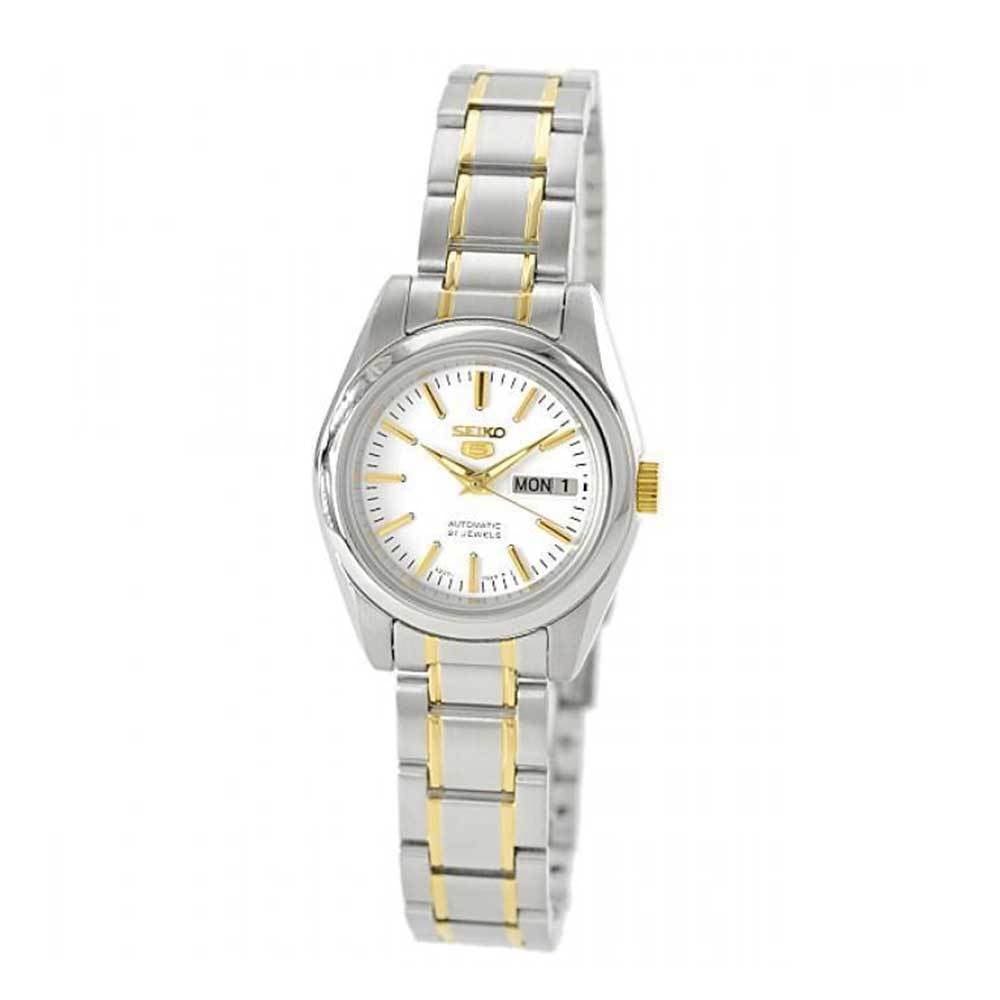 SEIKO 5 SYMK19K1 AUTOMATIC STAINLESS STEEL TWO TONE WOMEN'S WATCH - H2 Hub Watches