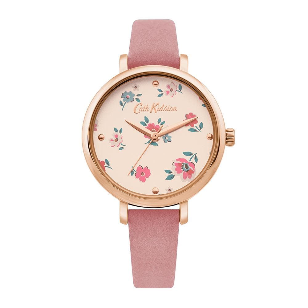 CATH KIDSTON PINK FLORAL ALLOY CKL079PRG WOMEN'S WATCH - H2 Hub Watches