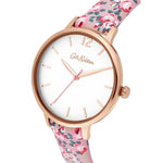 CATH KIDSTON QUARTZ PINK FLORAL ALLOY CKL067PRG WOMEN'S WATCH - H2 Hub Watches
