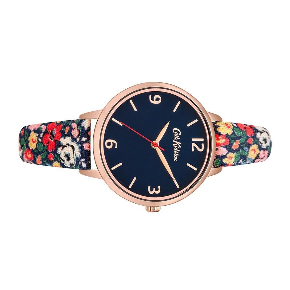 CATH KIDSTON QUARTZ BLACK FLORAL ALLOY CKL002URG WOMEN'S WATCH - H2 Hub Watches