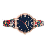 CATH KIDSTON QUARTZ BLACK FLORAL ALLOY CKL002URG WOMEN'S WATCH - H2 Hub Watches