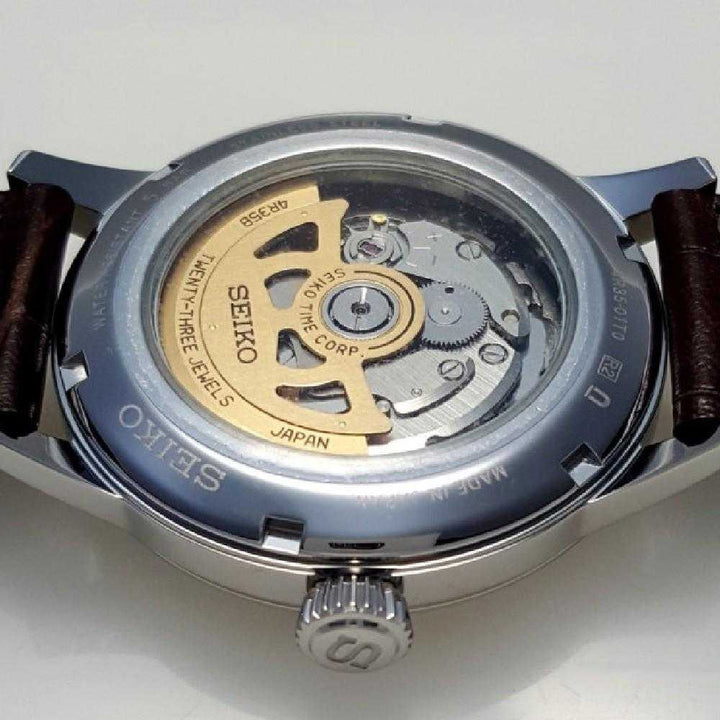 SEIKO PRESAGE COCKTAIL SRPC99J1 AUTOMATIC MEN'S BROWN LEATHER STRAP WATCH - H2 Hub Watches