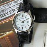 CASIO GENERAL MTP-1183E-7ADF BLACK LEATHER MEN'S WATCH - H2 Hub Watches