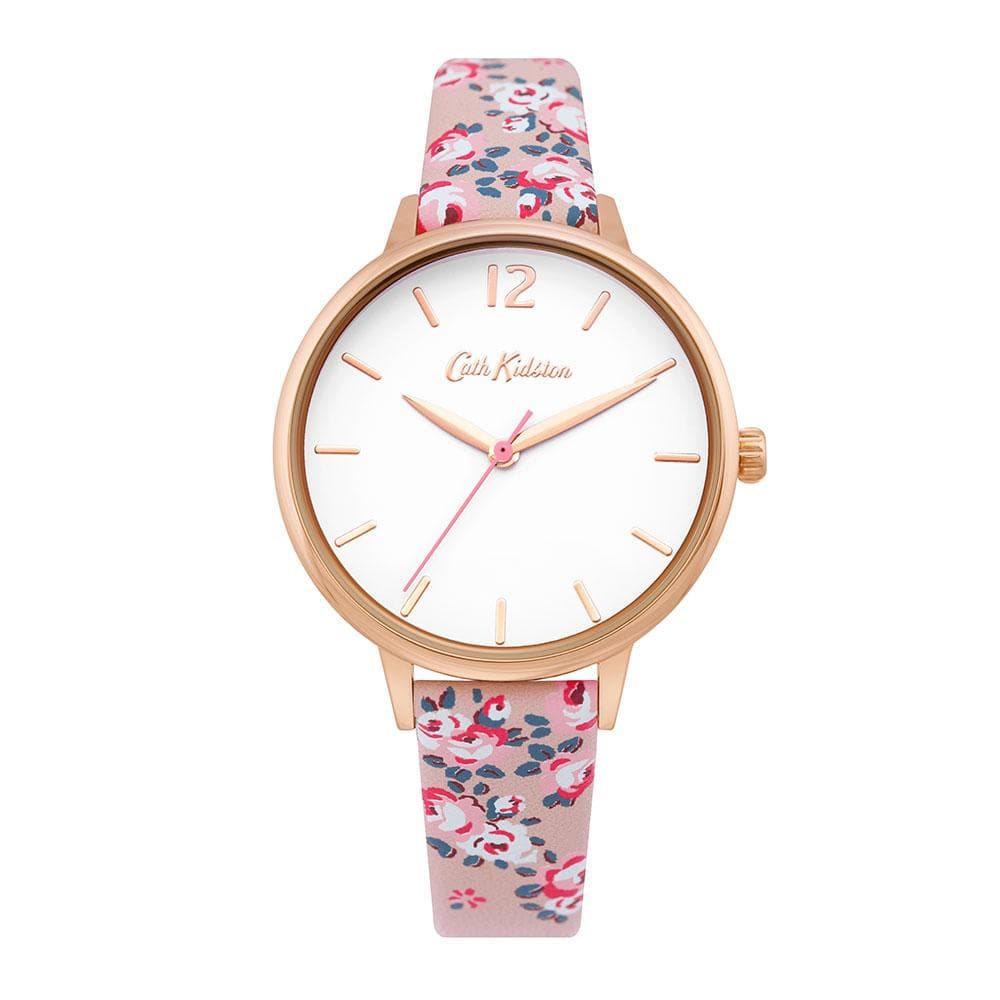 CATH KIDSTON QUARTZ PINK FLORAL ALLOY CKL067PRG WOMEN'S WATCH - H2 Hub Watches