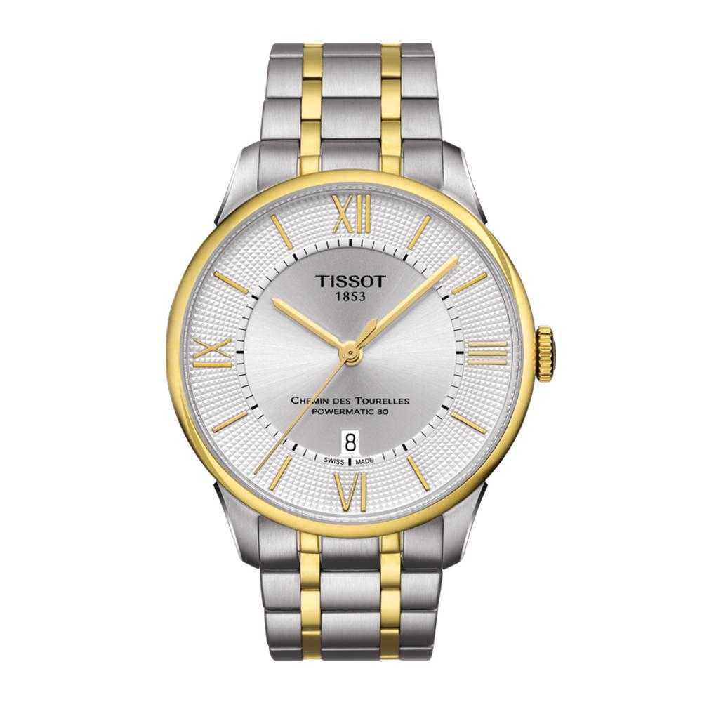 TISSOT T0994072203800 CHEMIN DES TOURELLES POWERMATIC 80 MEN'S WATCH - H2 Hub Watches