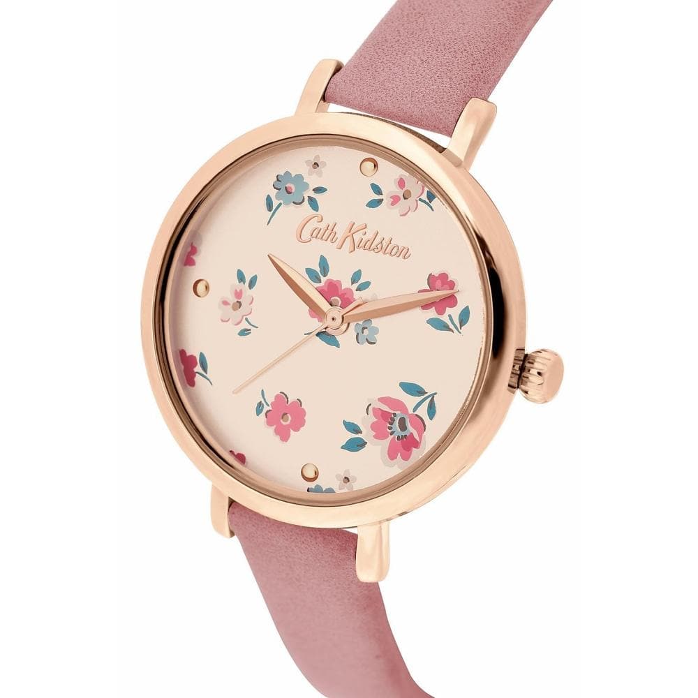 CATH KIDSTON PINK FLORAL ALLOY CKL079PRG WOMEN'S WATCH - H2 Hub Watches