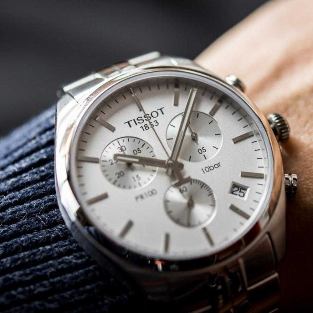 TISSOT T1014171103100 PR 100 CHRONOGRAPH MEN'S WATCH - H2 Hub Watches