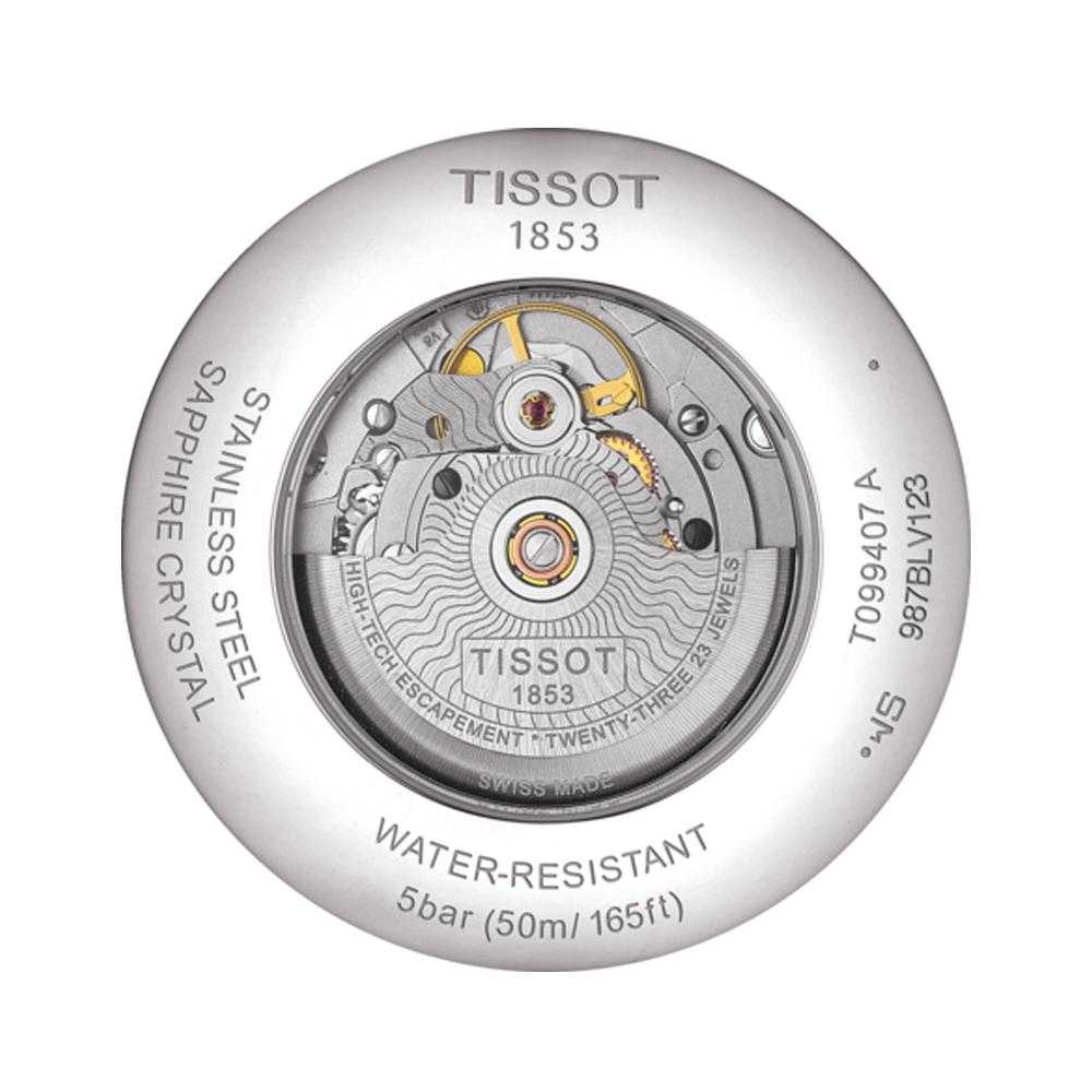 TISSOT T0994072203800 CHEMIN DES TOURELLES POWERMATIC 80 MEN'S WATCH - H2 Hub Watches