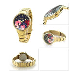 CATH KIDSTON QUARTZ PAINTBOX FLOWERS GOLD STAINLESS STEEL CKL050GM LADIES WATCH - H2 Hub Watches