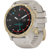 GARMIN DESCENT MK2S GPS SPORTS DIVING SMARTWATCH LIGHT GOLD/LIGHT SAND MEN'S WATCH GM-010-02403-70