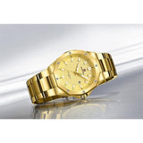 NAVIFORCE NF9200S G/G QUARTZ GOLD STAINLESS STEEL DATE LUMINOUS SCALES MEN'S WATCH
