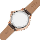 FOSSIL ES4889 IZZY MULTIFUNCTION GRAY LEATHER WOMEN'S WATCH