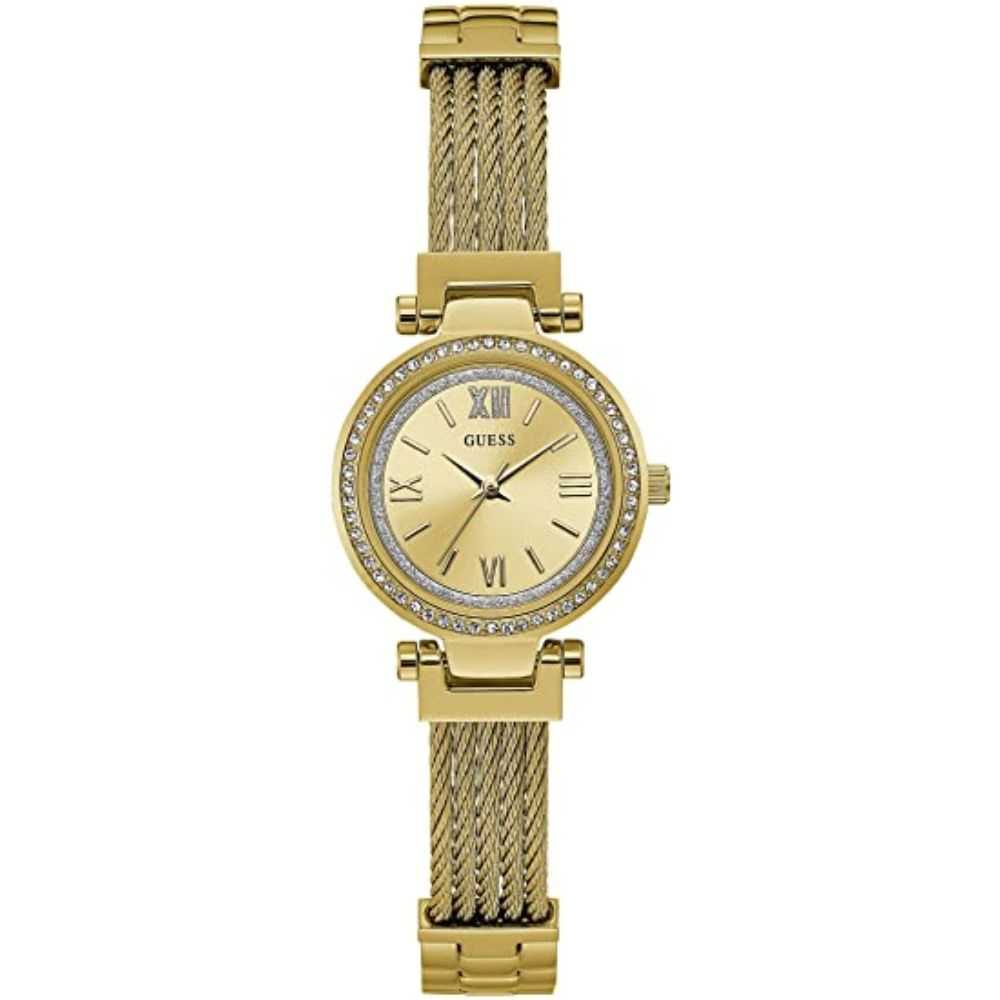 GUESS MINI SOHO GOLD STAINLESS STEEL W1009L2 WOMEN'S WATCH - H2 Hub Watches