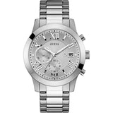 GUESS CLASSIC CHRONOGRAPH SILVER DIAL W0668G7 MEN'S WATCH