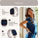 Fitbit Sense 2 Lunar White/Platinum FB521SRWT-FRCJK