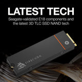 SEAGATE FIRECUDA 530 M.2 2280 2TB PCIE GEN4 X4 NVME 1.4 3D TLC INTERNAL SOLID STATE DRIVE (SSD) ZP2000GM3A023