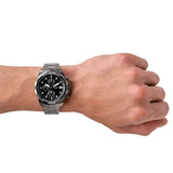 FOSSIL FS5852P BRONSON CHRONOGRAPH SMOKE STAINLESS STEEL MEN'S WATCH