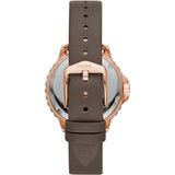 FOSSIL ES4889 IZZY MULTIFUNCTION GRAY LEATHER WOMEN'S WATCH