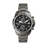 FOSSIL FS5852P BRONSON CHRONOGRAPH SMOKE STAINLESS STEEL MEN'S WATCH