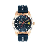 FERRARI SCUDERIA 0830810 REV-UP BLUE SILICONE STRAP MEN'S WATCH