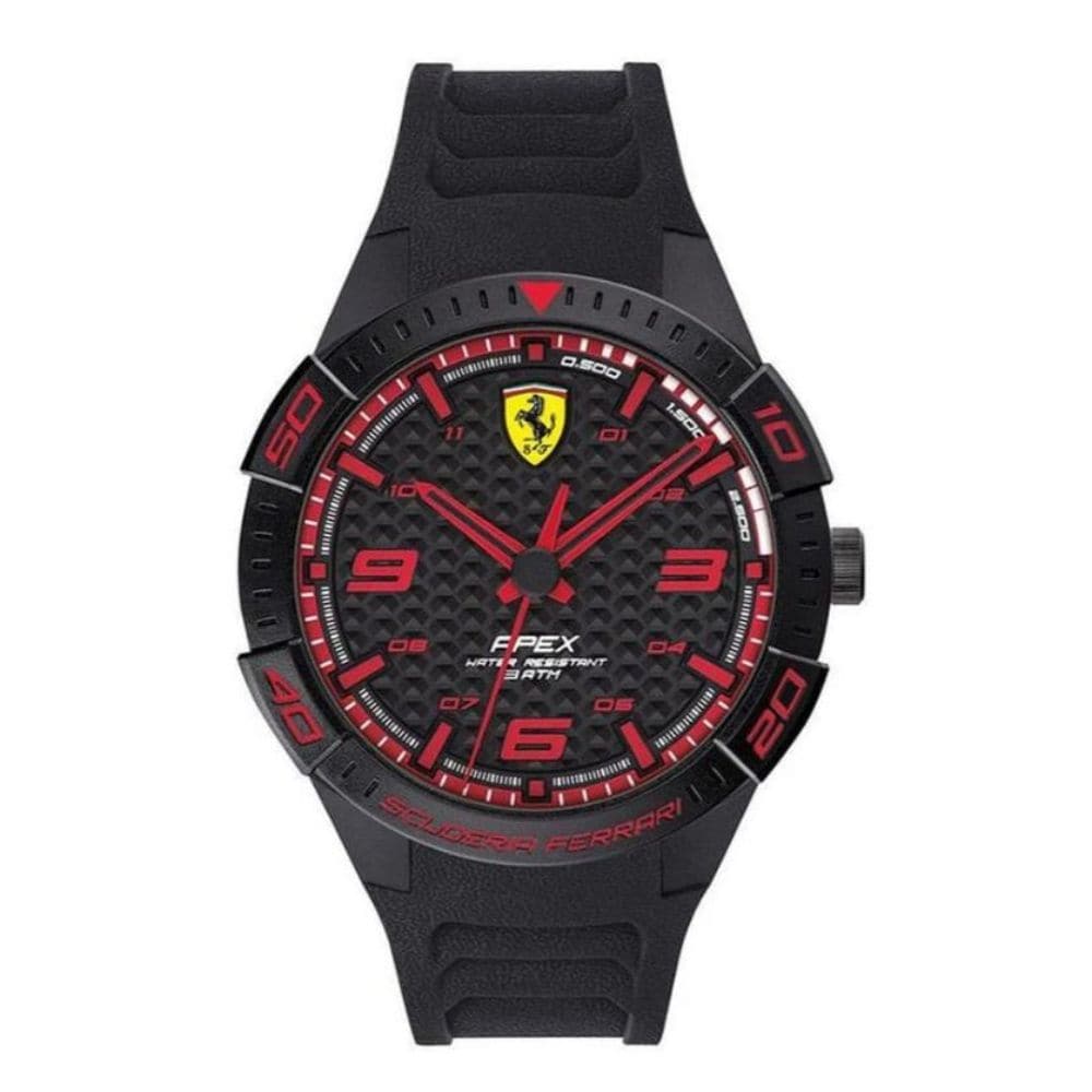 FERRARI APEX SILICONE STRAP 0870038 MEN WATCH - H2 Hub Watches