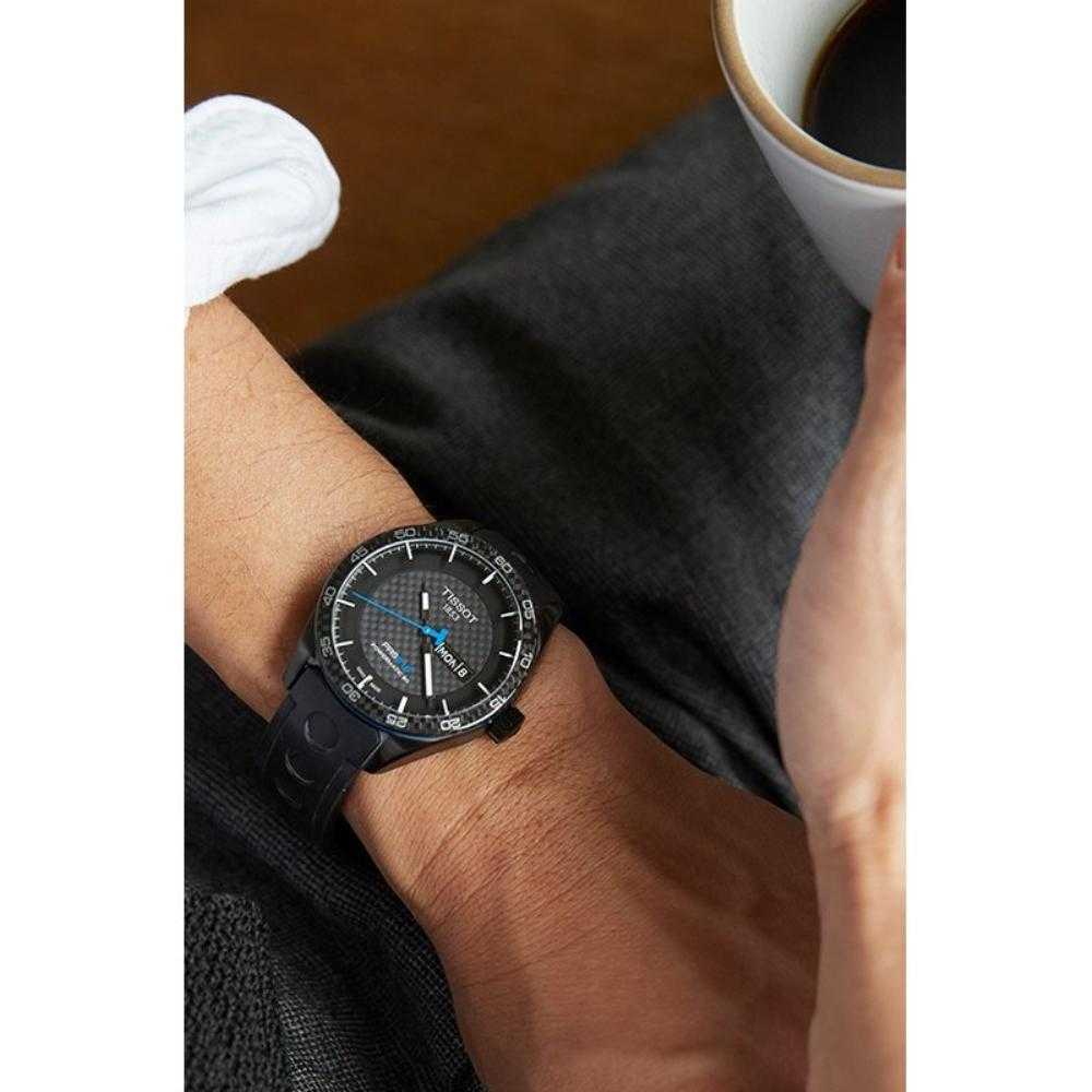 TISSOT T1004303720100 PRS 516 POWERMATIC 80 MEN'S WATCH - H2 Hub Watches
